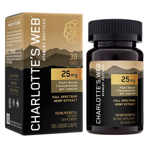 Charlottes Web Cbd Capsules 25mg 30ct Cbd Fast Delivery By App Or