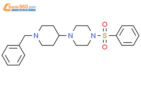 425398 53 4 1 Benzenesulfonyl 4 1 Benzyl Piperidin 4 Yl PiperazineCAS