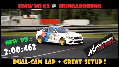 Acc Bmw M Cs Hungaroring Dual Cam Lap Setup New Pb