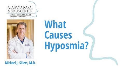 What Causes Hyposmia? - Alabama Nasal and Sinus Center, Birmingham, AL, ENT