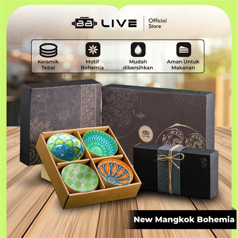 Jual Hampers Mangkok Set Bohemian Hari Raya Gift New Keramik Premium