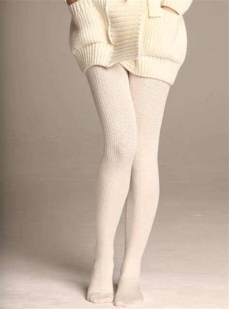 Pantyhose Stockings Bleuforet Wool Knit Tights