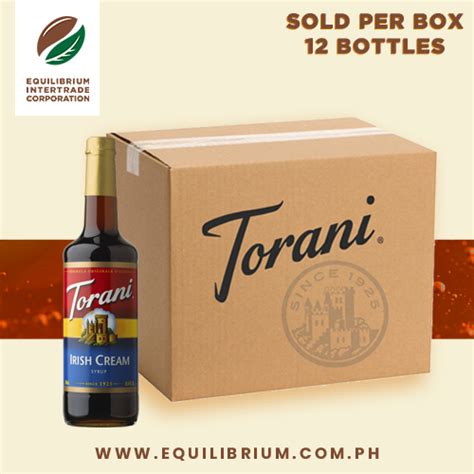 Torani Irish Cream Syrup Ml X Bottles Lazada Ph