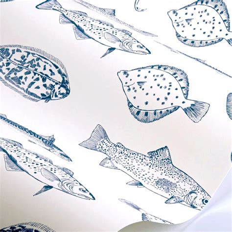 Name The Plaice Par Joules Bleu C Tier Papier Peint Wallpaper Direct