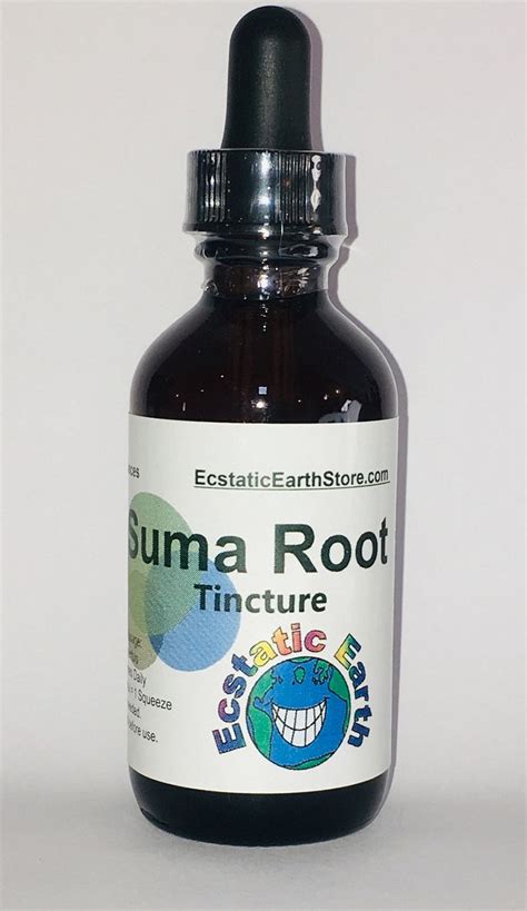 Organic Suma Root Tincture Extract Pfaffia Paniculata Etsy