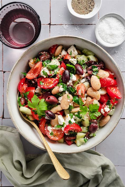 Griechischer Bohnensalat Mit Wei En Bohnen Und Feta Use Your Food