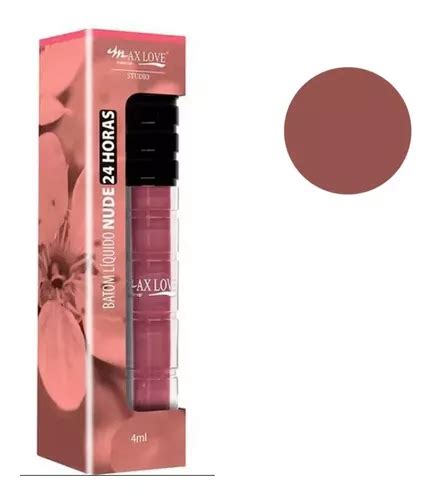 Batom Líquido Nude 24 Horas Max Love Matte 4ml Escolha A Cor