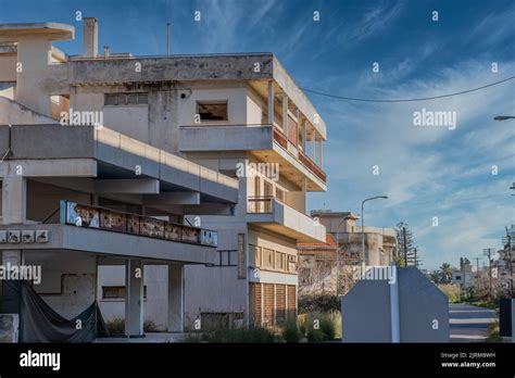 Varosha Famagusta Cyprus June 2021 The Abandoned City Ghost Town