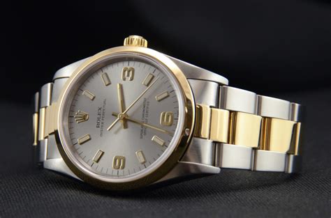 Buy Used Rolex Oyster Perpetual 14203M Steel Gold