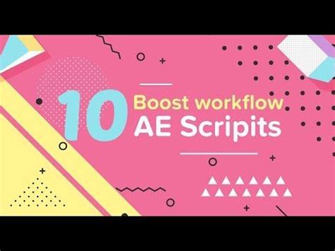 Top After Effects Scripts To Boost Your Workflow New After