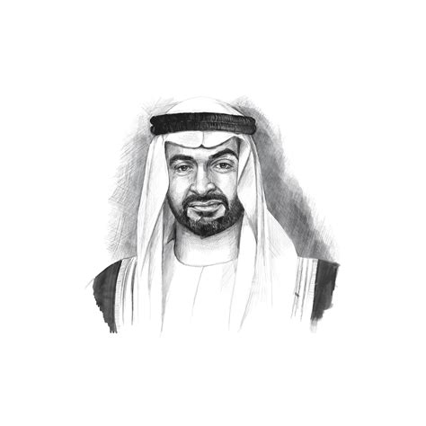 Official Portrait Of His Highness Sheikh Mohamed Bin Zayed Al Nahyan