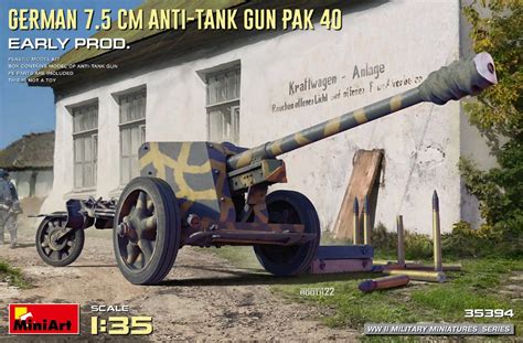 Modellino Carri Armati Tank Model Kit Di Montaggio Miniart German 75