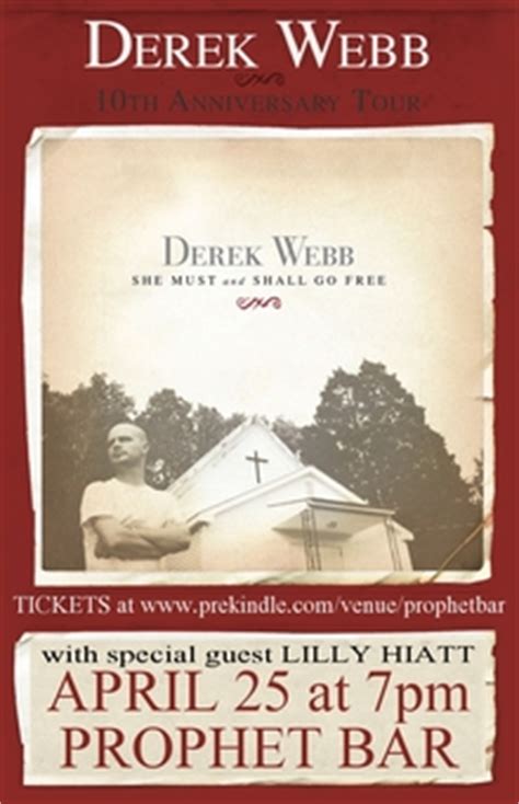 Derek Webb Tickets, Tour Dates & Concerts 2024 & 2023 – Songkick