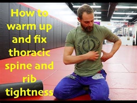 How To Fix Thoracic Spine And Rib Tightness Thoracic Neck Exercises