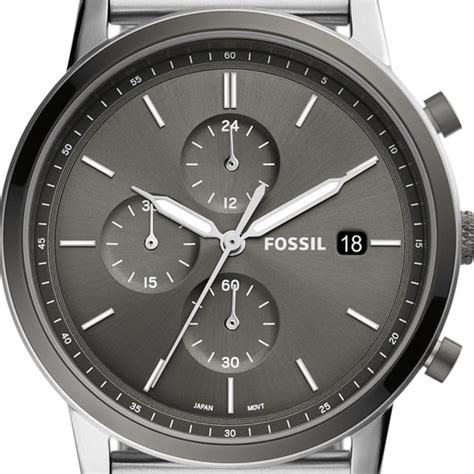 Fossil Minimalist Chronograph Fs Zegarek M Ski Zegarkicentrum Pl