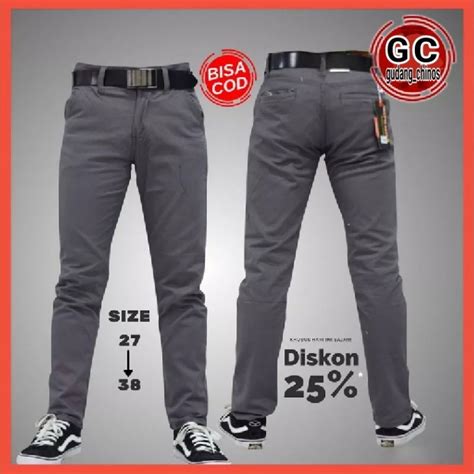 Jual Celana Panjang Pria Chino Celana Chinos Premium Panjang Pria