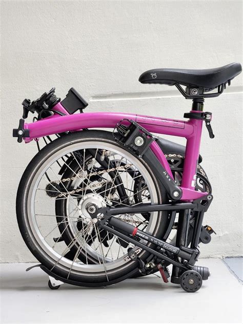 M6L BERRY CRUSH Brompton M6L Berry Crush Black Edition BE 6 Speed BWR