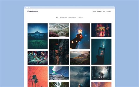 Montserrat Photography HTML5 Responsive Website Template