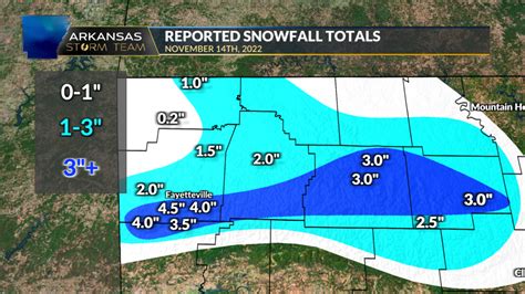 Arkansas Storm Team Weather Blog: Recapping Monday night’s snow | KARK