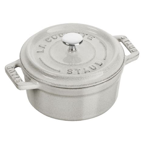 Staub Mini Cocotte Round White Truffle