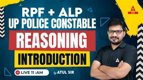 Rpf Alp Up Police Constable 2024 Railway Reasoning By Atul Awasthi