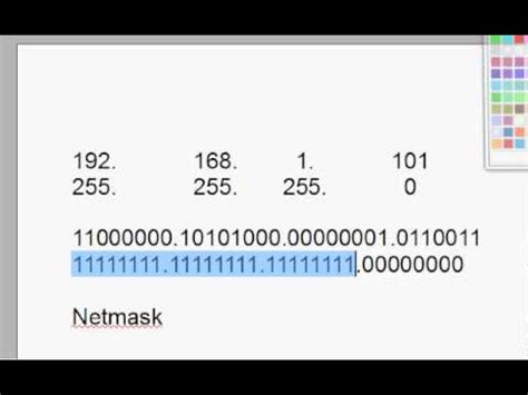 Subnetting Cisco Ccna Ip Addresses Netmasks Binary Part Youtube