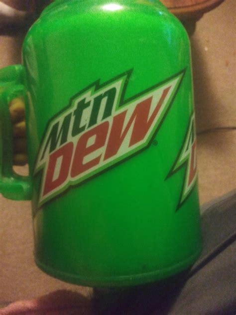 My Brother Gave Me This Huge Ass Mountain Dew I Uh Dont Know What To Call This It Could Hold A 2