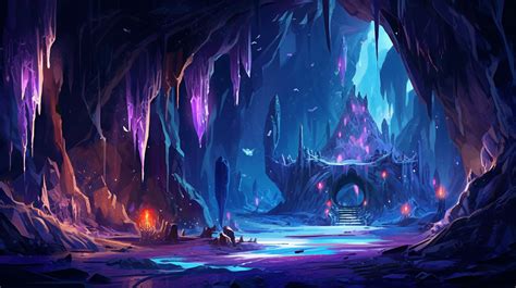 5 Fantasy Crystal Cave Wallpaper Images, Enchanted Cave Desktop Wallpaper, Fantasy Cave Digital ...