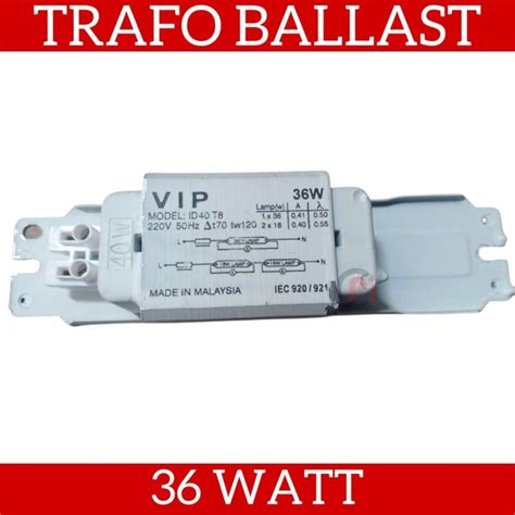 Trafo Travo Bta 36w Ballast Lampu Tl 36 Watt Bta36 40w 40 Watt Lazada Indonesia