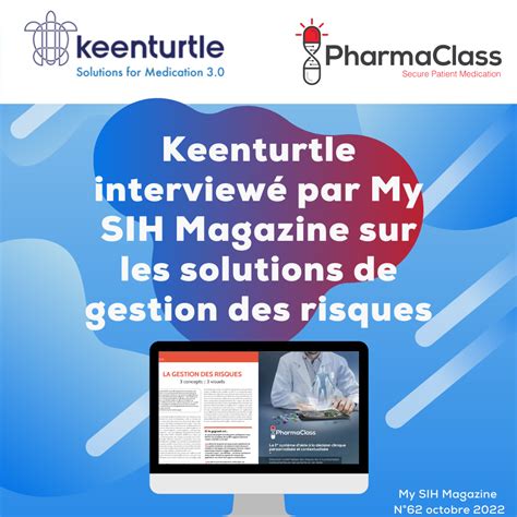 MATCH My SIH Magazine Démonstration de la performance de PharmaClass