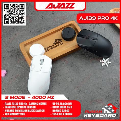 Ajazz Aj Pro K Gaming Mouse Dual Mode Paw Hz