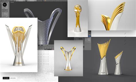 3D Trophies on Behance