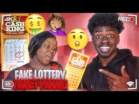 Fake Lottery Ticket Prank On My Mom Youtube