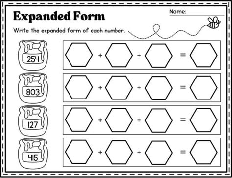 grade place  numbers  standard word  expanded form