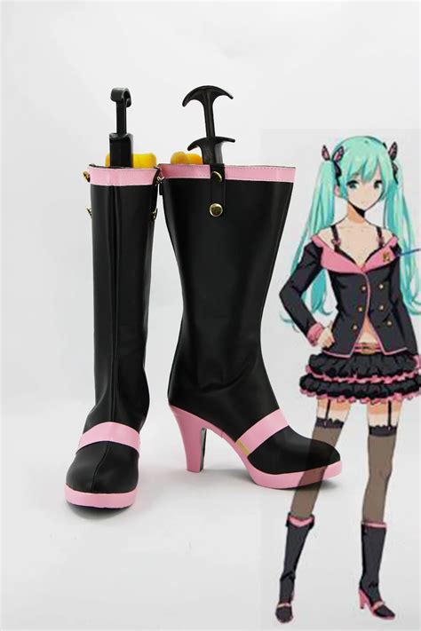 Free Shipping Vocaloid Hatsune Miku Cosplay Shoes Cos Anime Party Boots