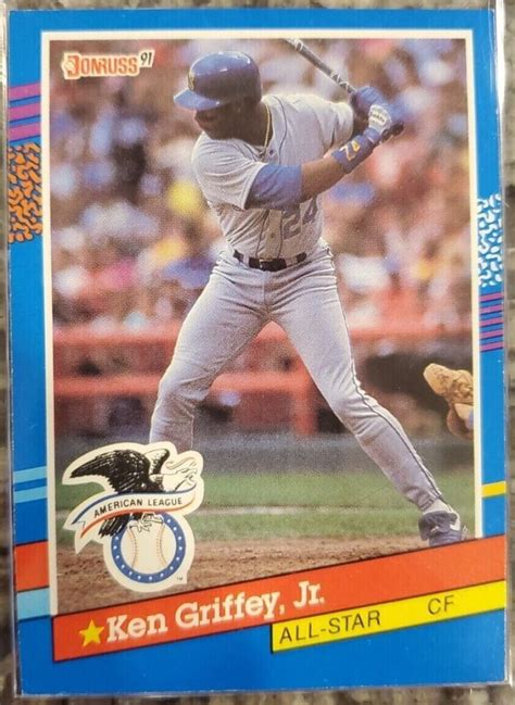 Ken Griffey Jr Donruss Error Card