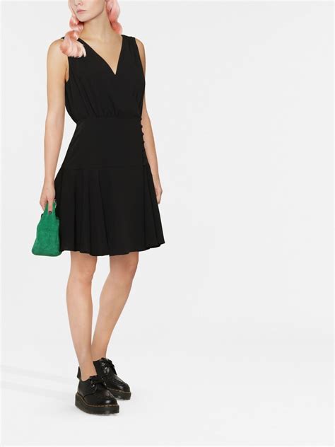 Pinko Vestido Cruzado Sin Mangas Farfetch