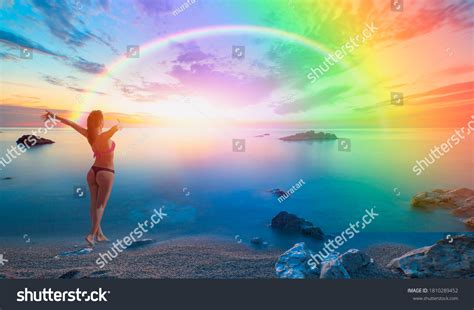 Slim Girl Bikini Images Stock Photos Vectors Shutterstock