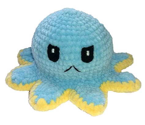 Reversible Octopus Crochet Pattern Amigurumi Octopus Pattern Octopus Pattern Octopus Pdf