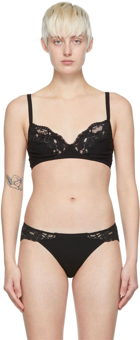 La Perla Souple Lace Triangle Bra Black Artofit