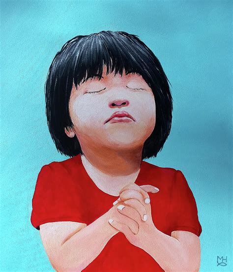 Girl Praying Painting by Marilyn Hilliard - Pixels