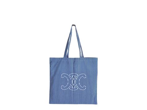 SASOM กระเปา Celine Triomphe Limited Gift Tote Bag In Cotton And