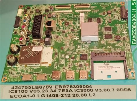 EAX65384004 1 5 PLACA MAIN BOARD SCHEDA PARA FOR LG 47LB700V ZG