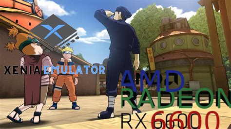 Naruto Rise Of A Ninja Xenia XBOX 360 Emulator Core I3 10105 RX