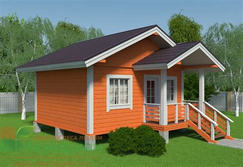 Дачный домик 6х6 одноэтажный (74 фото) - красивые картинки и HD фото