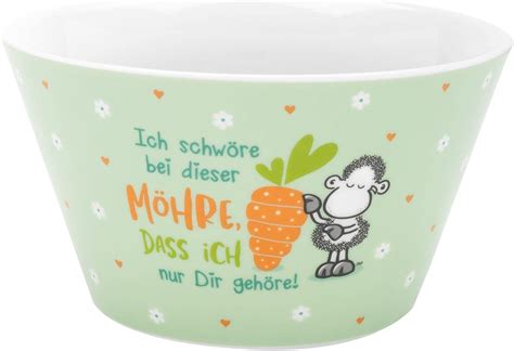 H PPY Life Schale Mit Motiv Faultier Porzellan 50 Cl