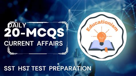 Current Affairs MCQs Daily 20 MCQs SST HST PST JEST SPSC FPSC Test