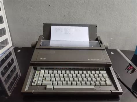 M Quina De Escribir El Ctrica Olivetti Et Personal Ii Cuotas Sin