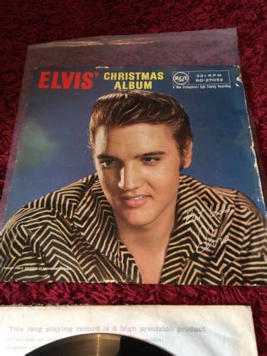 Popsike ELVIS PRESLEY Elvis Christmas Album LP 1957 RCA MONO 1st