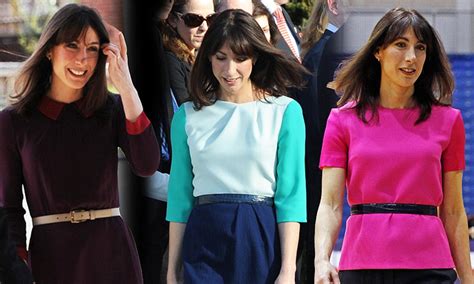 Samantha Cameron Wraps Up Three Day Fashion Extravaganza As She Flies